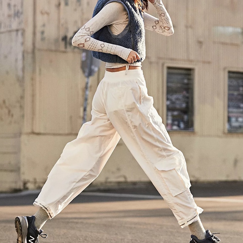 Medium Free People Movement Mesmerize Me Solid Pants Painted White